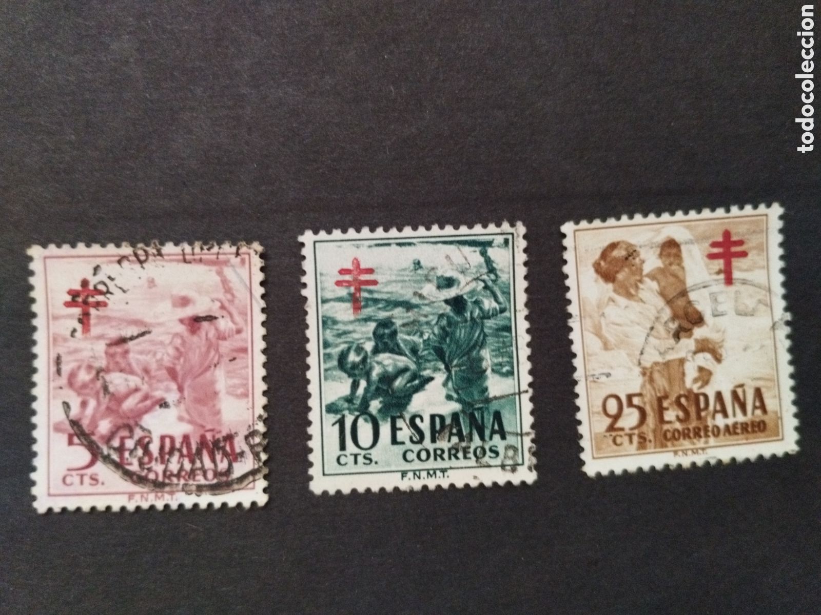 Sellos: Espa&ntilde;a 2 Centenario 1951 N&deg; 1103/05 - Foto 1