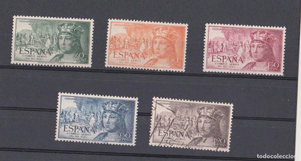 Sellos: FERNANDO EL CATOLICO ESPA&Ntilde;A 12/10/1952 - Foto 1