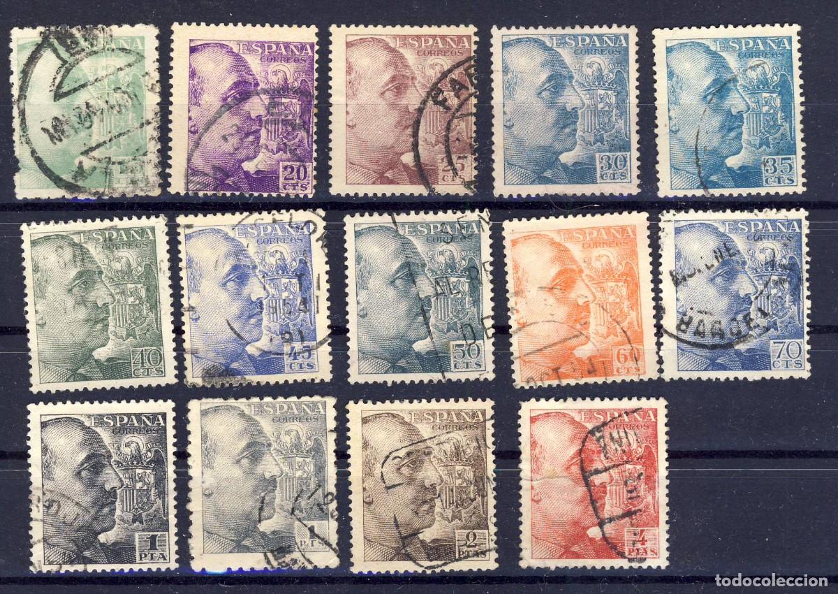 Sellos: 1940-45.- FRANCO.-VARIOS.- USADOS.- (02).