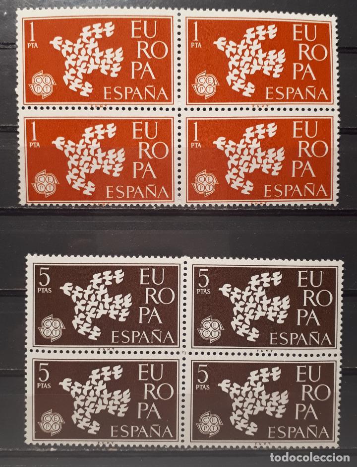 Sellos: ESPA&Ntilde;A** A&ntilde;o 1961. Edifil 1371/2. - Foto 1