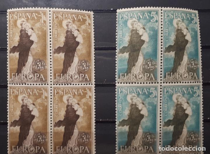 Sellos: ESPA&Ntilde;A 1963** edifil 1519/20. B4. - Foto 1