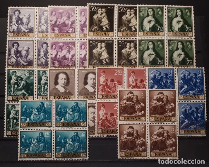 Sellos: ESPA&Ntilde;A 1960** edifil 1270/79. B4. - Foto 1