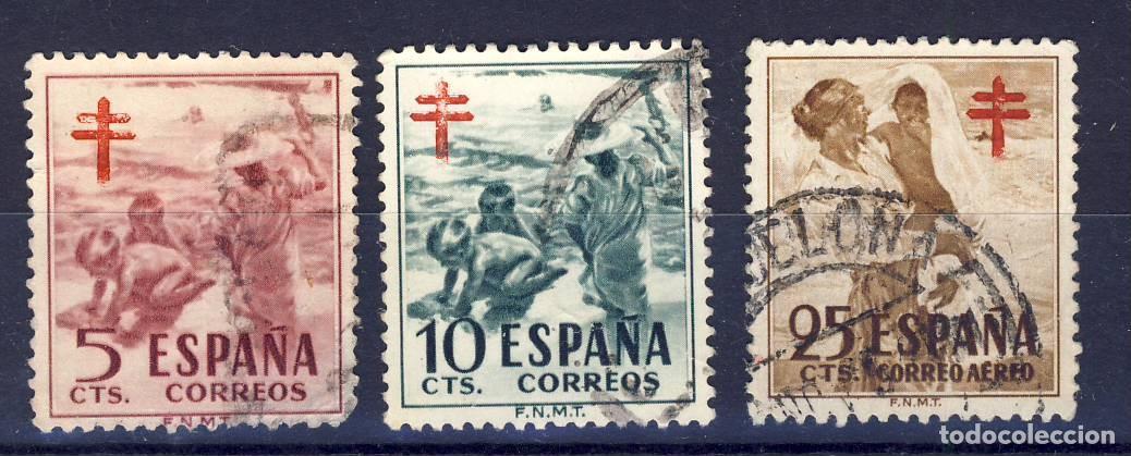 Sellos: 1951.- PRO TUBERCULOSOS.- ED. 1103-1104-1105 .- USADOS.- (3).