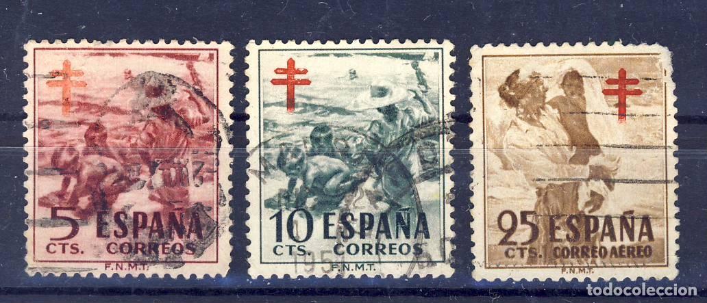 Sellos: 1951.- PRO TUBERCULOSOS.- ED. 1103-1104-1105 .- USADOS.- (6).