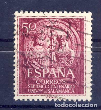 Sellos: 1953.- 12 OCTUBRE.- VII CENTENARIO DE LA UNIVERSIDAD DE SALAMANCA.- ED. 1126.- (4)