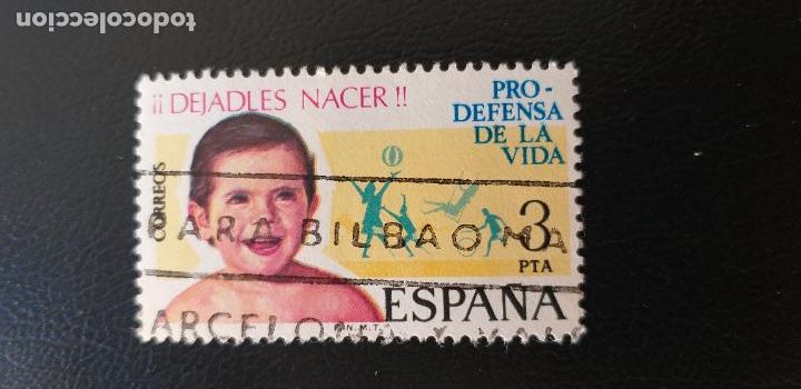 Sellos: USADO. A&Ntilde;O 1975. EDIFIL 2282. PRO DEFENSA DE LA VIDA - Foto 1