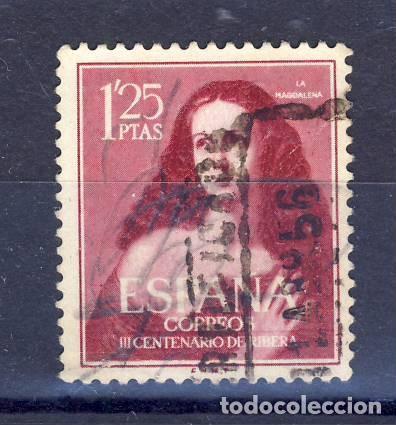 Stamps: 1954.-III CENTENARIO DE RIBERA: EL ESPA&Ntilde;OLETO.- SANTA MAR&Iacute;A MAGDALENA.-- ED. 1129.- (2)