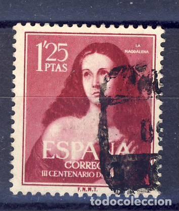 Sellos: 1954.-III CENTENARIO DE RIBERA: EL ESPA&Ntilde;OLETO.- SANTA MAR&Iacute;A MAGDALENA.-- ED. 1129.- (7)