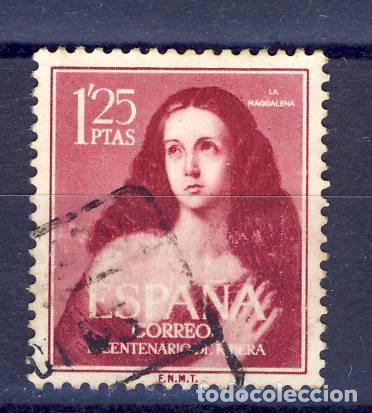 Sellos: 1954.-III CENTENARIO DE RIBERA: EL ESPA&Ntilde;OLETO.- SANTA MAR&Iacute;A MAGDALENA.-- ED. 1129.- (8)