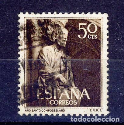 Sellos: 1954.- A&Ntilde;O SANTO COMPOSTELANO.- ED. 1130.- (2)