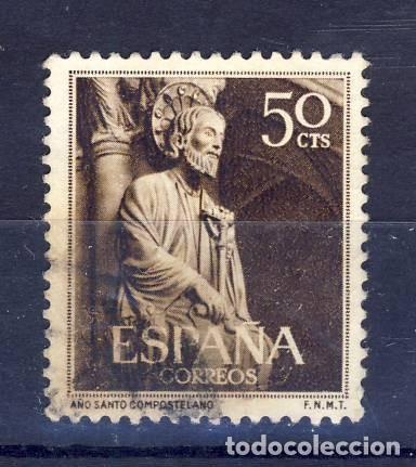 Sellos: 1954.- A&Ntilde;O SANTO COMPOSTELANO.- ED. 1130.- (3)