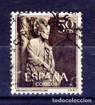 Sellos: 1954.- A&Ntilde;O SANTO COMPOSTELANO.- ED. 1130.- (5)