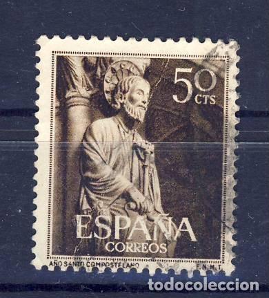 Sellos: 1954.- A&Ntilde;O SANTO COMPOSTELANO.- ED. 1130.- (7)
