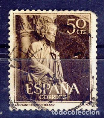 Sellos: 1954.- A&Ntilde;O SANTO COMPOSTELANO.- ED. 1130.- (8)