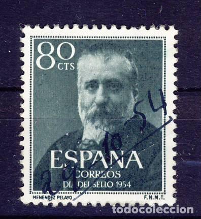 Sellos: 1954.- MARCELINO MENENDEZ Y PELAYO.- ED. 1142.- (6)