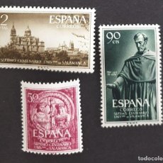 Sellos: ESPAÑA 1953 - VII CENTENARIO DE LA UNIVERSIDAD DE SALAMANCA, SERIE COMPLETA (EDIFIL 1126/1128 **)