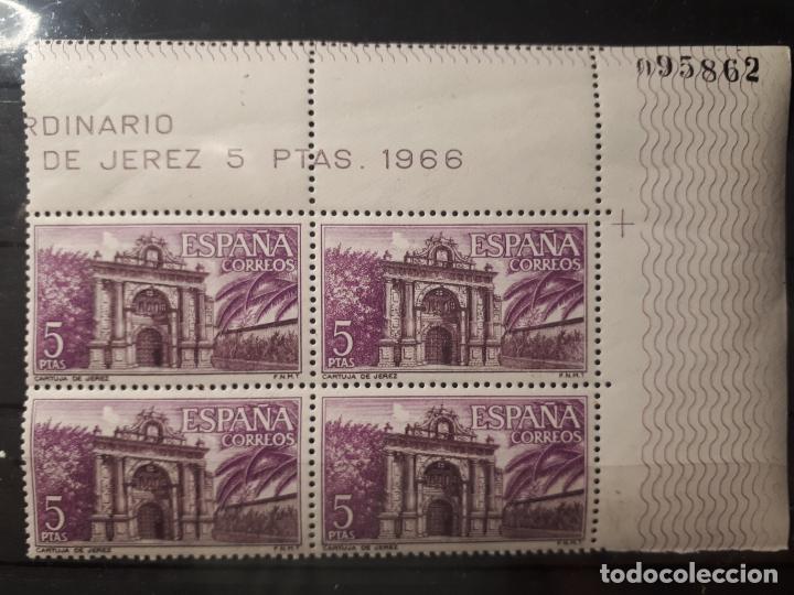 Sellos: ESPA&Ntilde;A ** A&Ntilde;O 1966. EDIFIL 1763. BLOQUE DE 4. - Foto 1