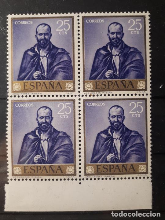Sellos: ESPA&Ntilde;A A&ntilde;o 1963 * * EDIFIL. - 1498. BLOQUE DE 4. - Foto 1