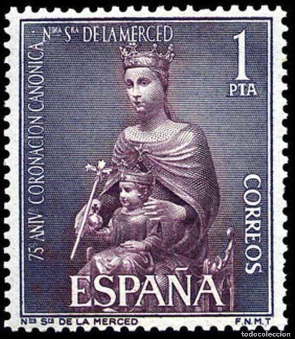 Sellos: ESPA&Ntilde;A 1963 - N&ordf; S&ordf; DE LA MERCED - EDIFIL 1523** - Foto 1