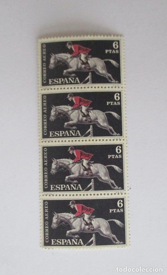 Selos: CUATRO SELLOS CORREO AEREO 6 PESETAS