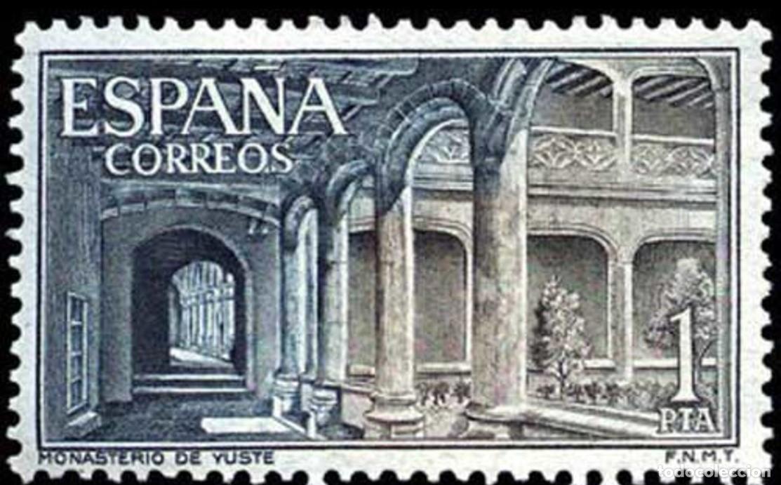 Sellos: ESPA&Ntilde;A 1965 - MONASTERIO DE YUSTE - EDIFIL 1686** - Foto 1