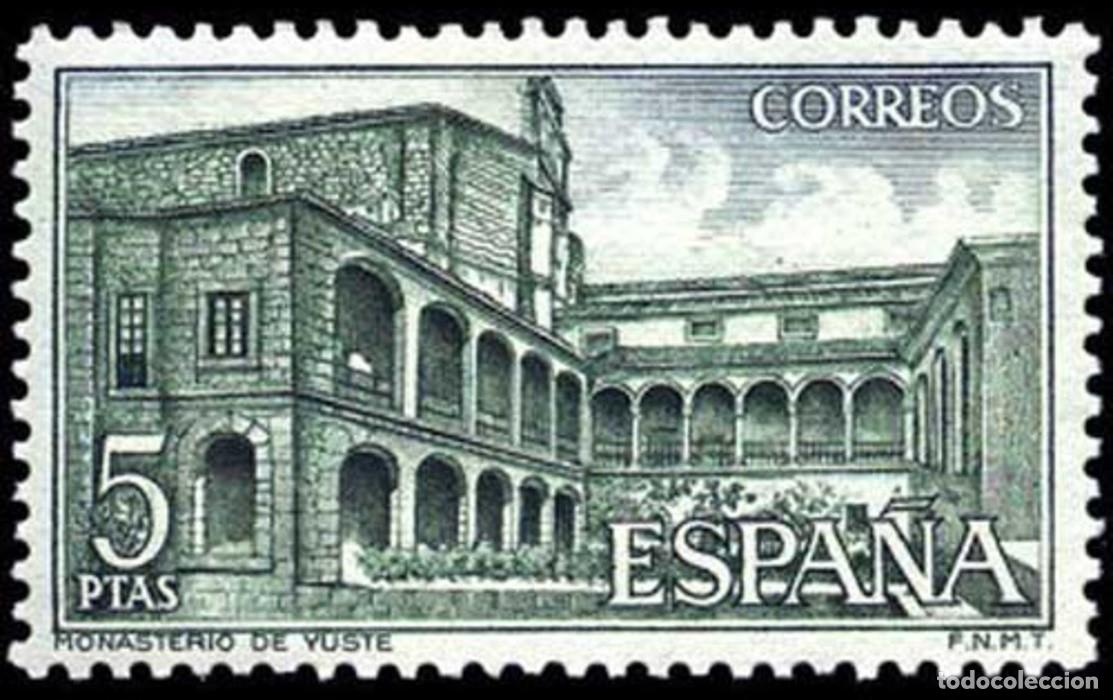 Sellos: ESPA&Ntilde;A 1965 - MONASTERIO DE YUSTE - EDIFIL 1688** - Foto 1