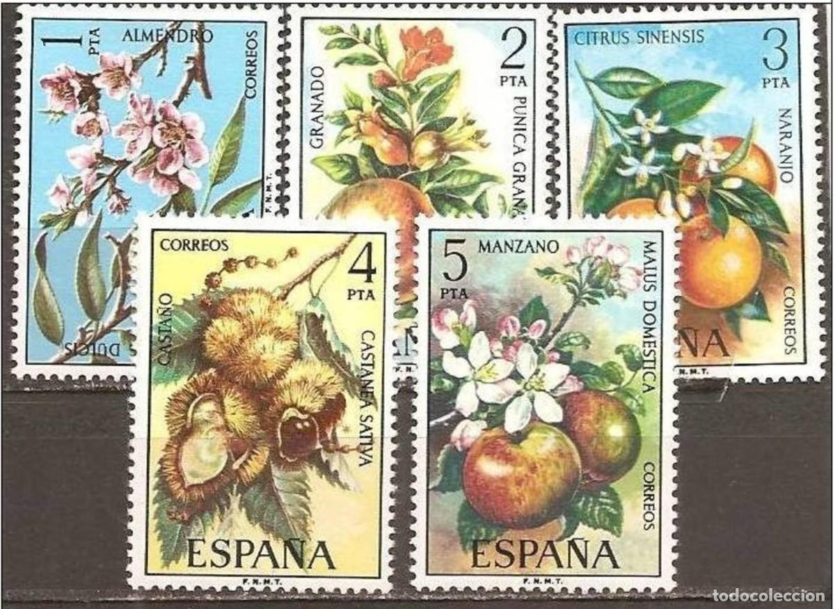 Sellos: ESPA&Ntilde;A 1975 - FLORA - EDIFIL 2254/2258** - Foto 1