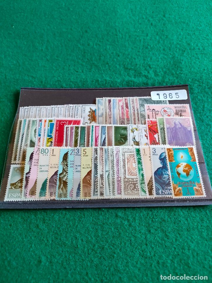 Sellos: A&Ntilde;O COMPLETO 1965 EN NUEVO - Foto 1