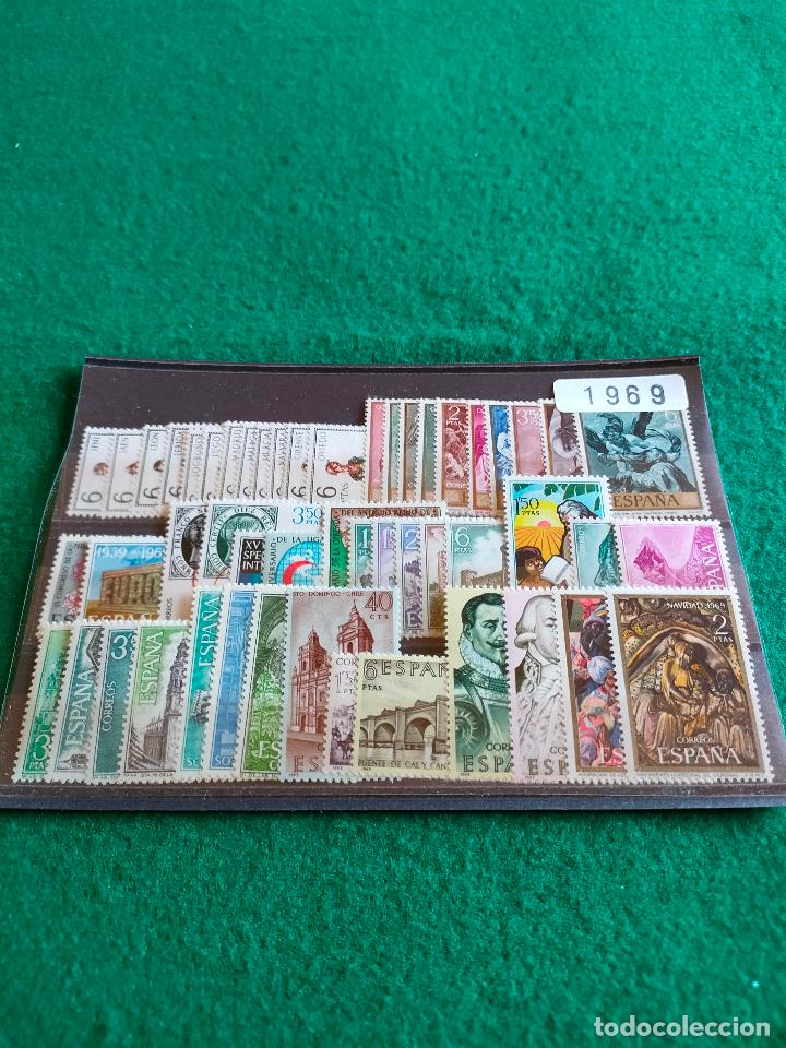 Sellos: A&Ntilde;O COMPLETO 1969 EN NUEVO - Foto 1