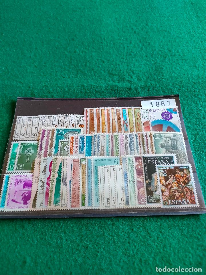 Sellos: A&Ntilde;O COMPLETO 1967 EN NUEVO - Foto 1