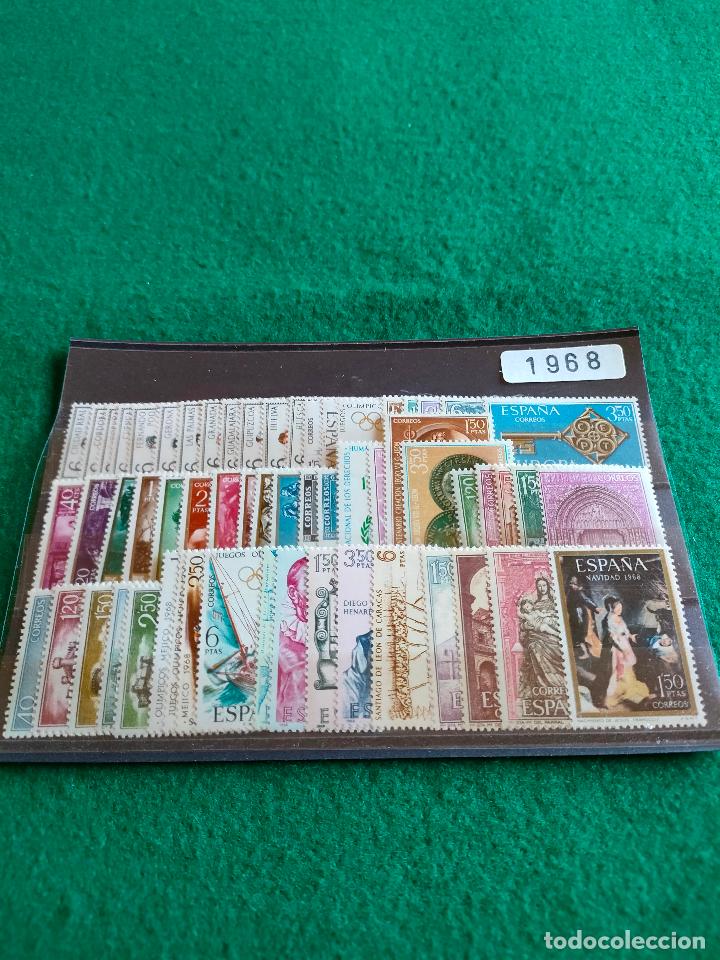 Sellos: A&Ntilde;O COMPLETO 1968 EN NUEVO - Foto 1