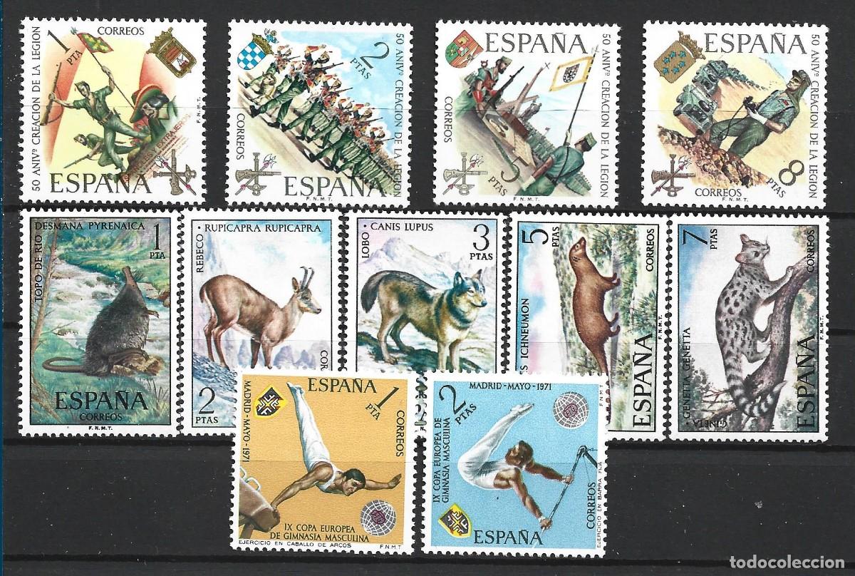 Sellos: t950) ESPA&Ntilde;A 1971/72** SERIES COMPLETAS (3) MNH - Foto 1