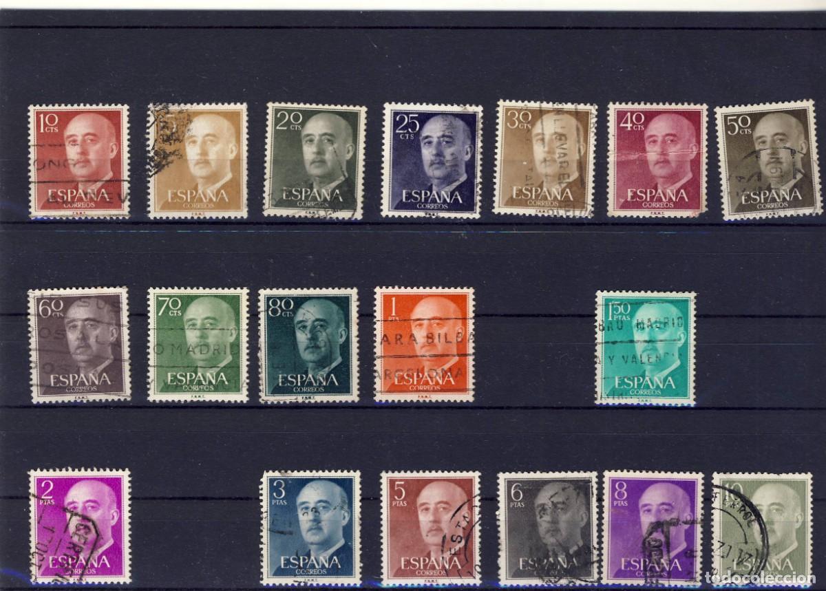 Timbres: 1955-56-FRANCO.- ED. 1143-1156.- menos 1154- 1156- 1157.- (3)