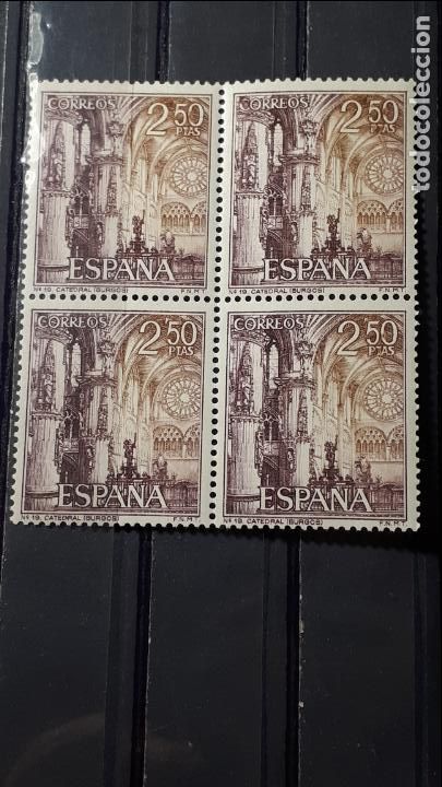 Sellos: ESPA&Ntilde;A ** 1965. EDIFIL 1649. Bloque de 4. - Foto 1