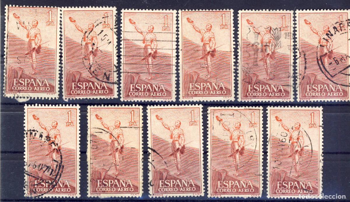 Sellos: 1960.- FIESTA NACIONAL.- TAUROMAQUIA.- CORREO A&Eacute;REO.- ED. 1268.-