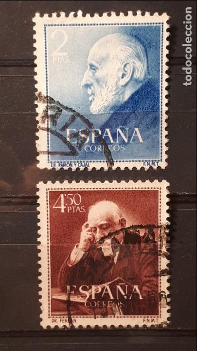 Sellos: Espa&ntilde;a &deg; .A&ntilde;o 1952. Edifil 1119/20 - Foto 1