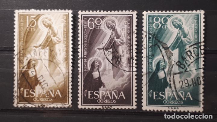 Sellos: Espa&ntilde;a &deg; A&ntilde;o 1957. Edifil 1206/8 - Foto 1