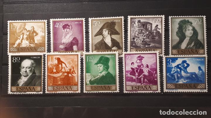 Sellos: Espa&ntilde;a ** A&ntilde;o 1958. Edifil 1210/19 - Foto 1
