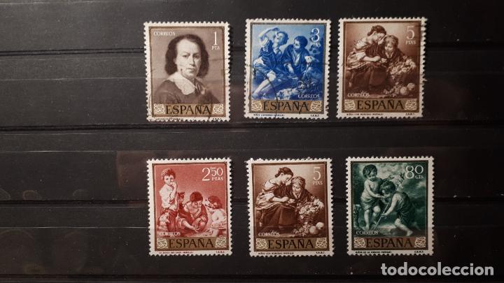 Sellos: Espa&ntilde;a **/&deg;. . A&ntilde;o 1960 lote de murillo - Foto 1