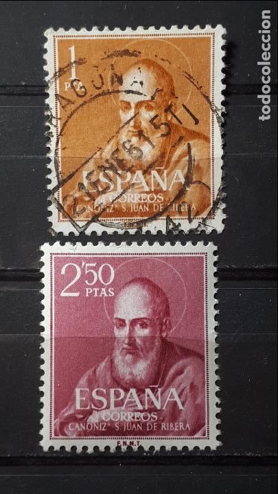 Sellos: Espa&ntilde;a &deg;. A&ntilde;o 1960, Edifil.- 1292/3 - Foto 1
