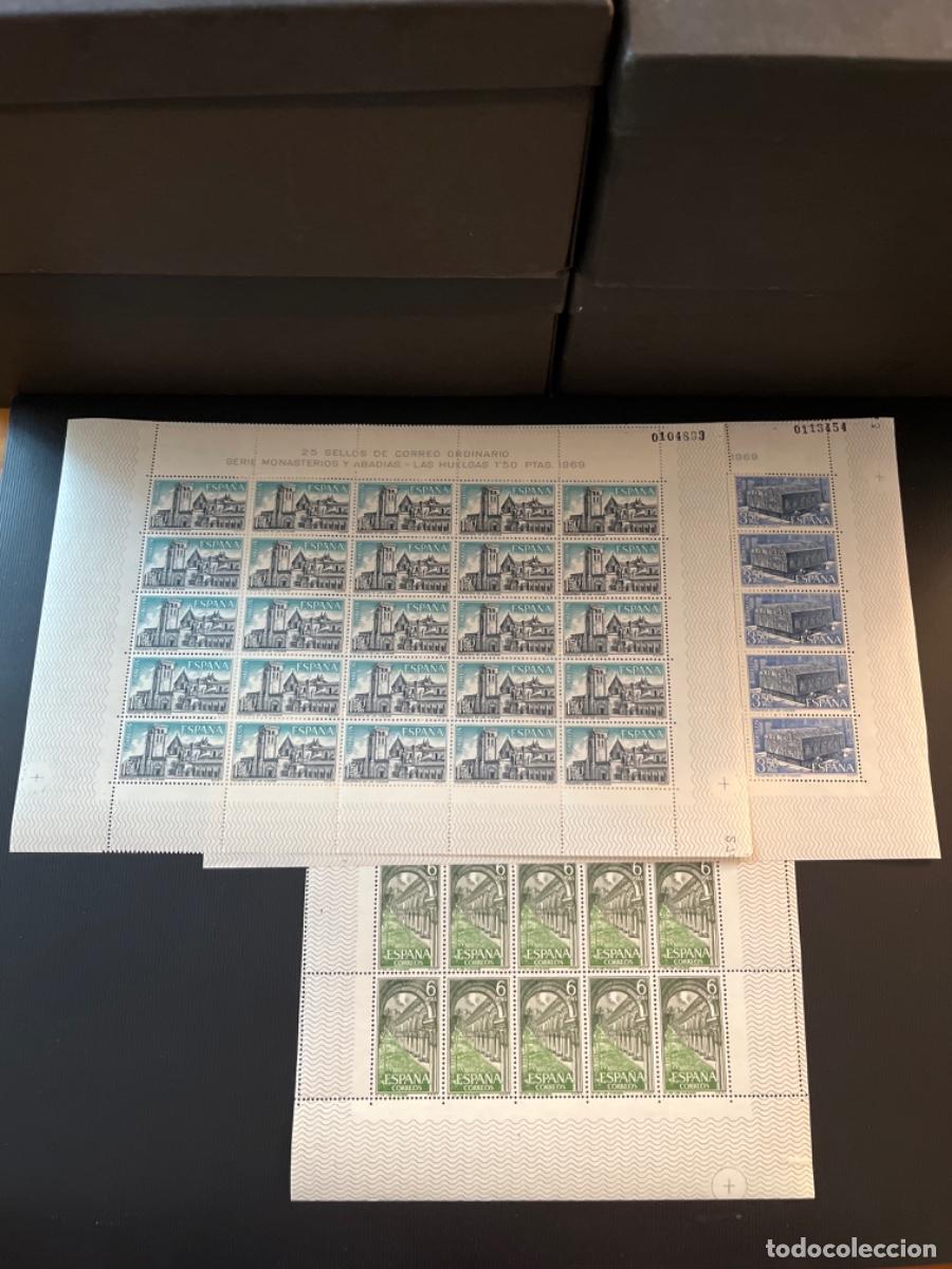 Sellos: Pliegos de sellos 1969 Monasterio de las Huelgas - Foto 1