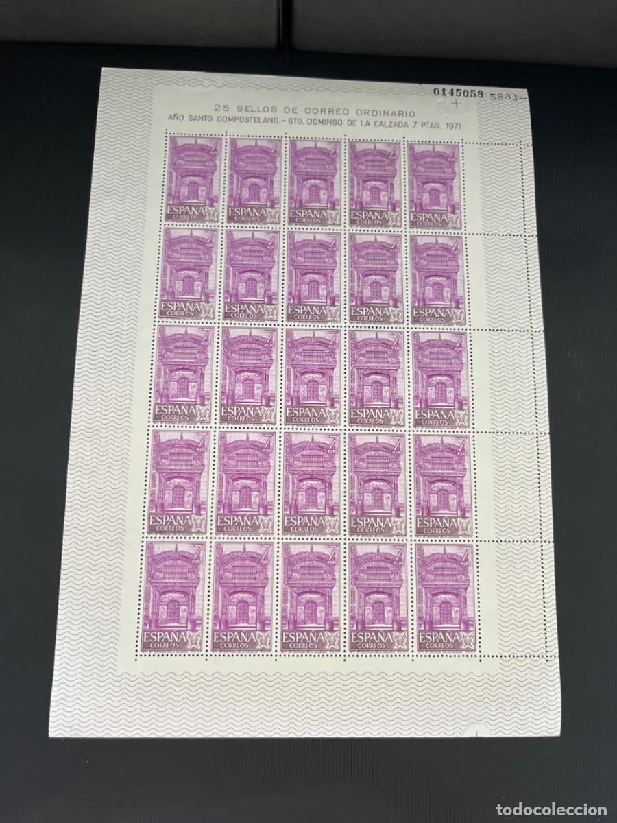 Sellos: Pliegos de sellos 1971 A&ntilde;o Santo Compotelano - Foto 6