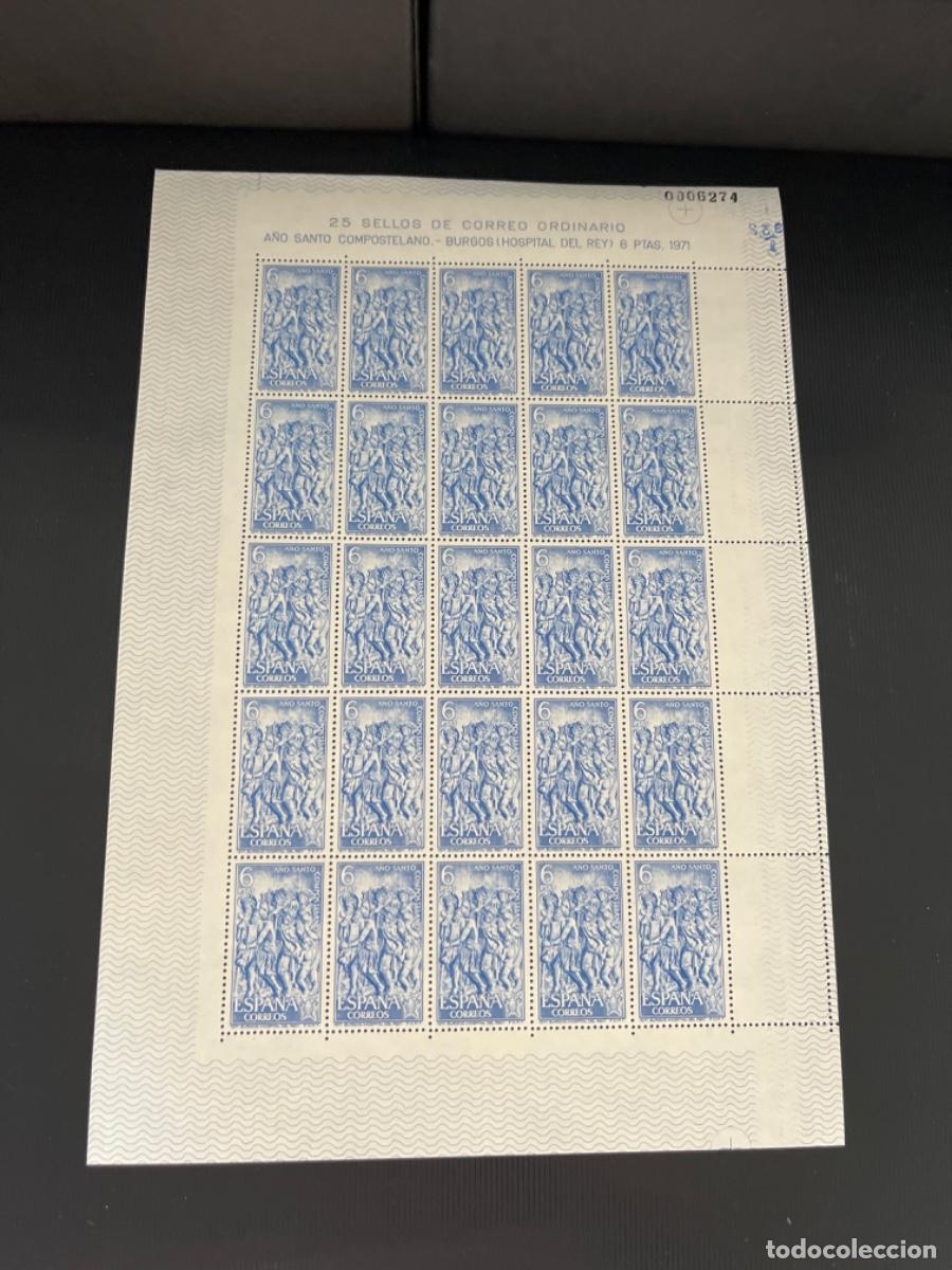 Sellos: Pliegos de sellos 1971 A&ntilde;o Santo Compotelano - Foto 4