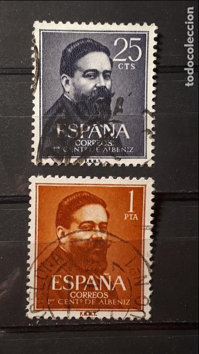 Sellos: ESPA&Ntilde;A. A&Ntilde;O 1960.&deg; Edifil 1320/1 - Foto 1