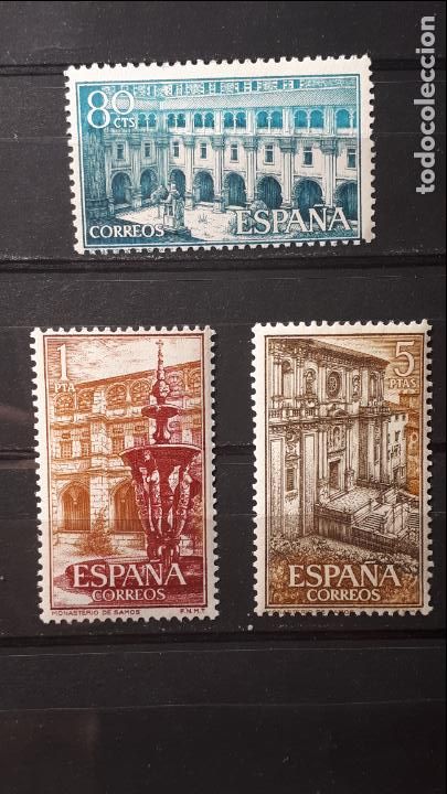 Sellos: ESPA&Ntilde;A. A&Ntilde;O 1960.** Edifil 1322/24. - Foto 1