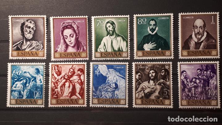 Sellos: ESPA&Ntilde;A. A&Ntilde;O 1961. ** . Edifil 1330/39 - Foto 1