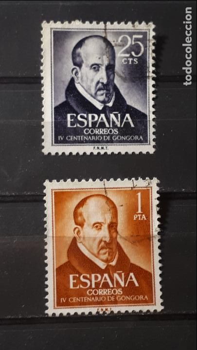 Sellos: ESPA&Ntilde;A. A&Ntilde;O 1961. &deg; Edifil 1369/70 - Foto 1