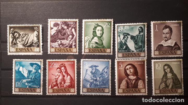 Sellos: ESPA&Ntilde;A. A&Ntilde;O 1962 **. Edifil 1418/27 - Foto 1