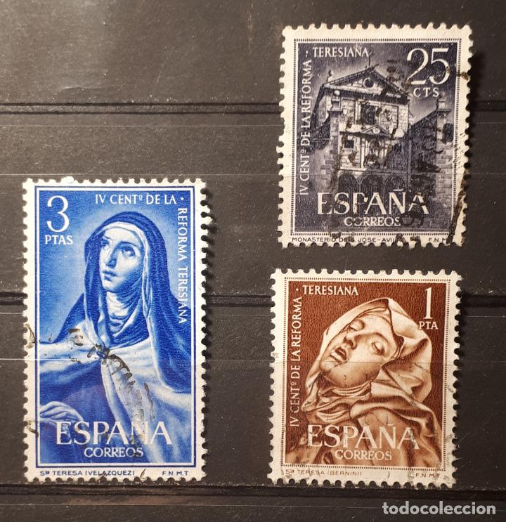 Sellos: ESPA&Ntilde;A. A&Ntilde;O 1962 &deg; . Edifil 1428/30 - Foto 1