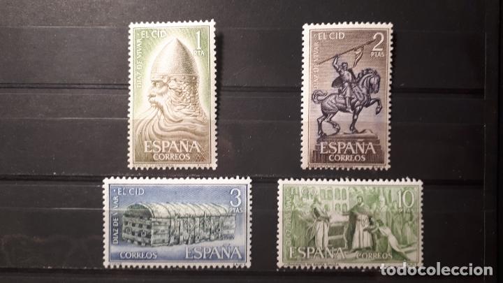 Sellos: ESPA&Ntilde;A. A&Ntilde;O 1962 **. Edifil 1444/7 - Foto 1